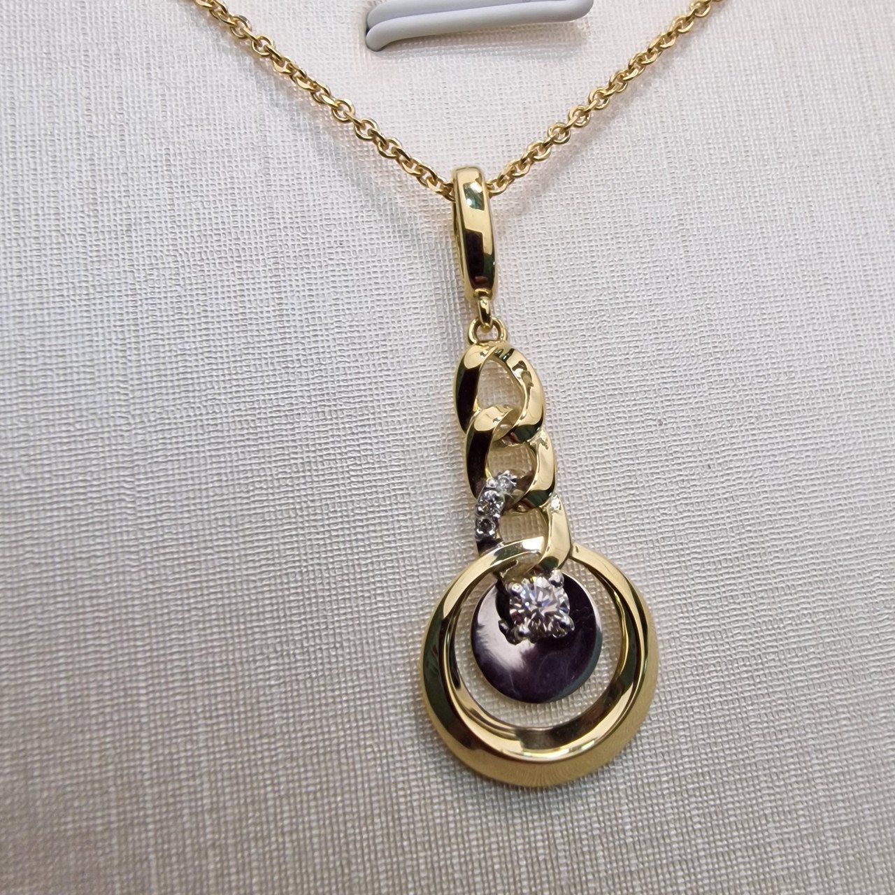 Колье Deimantas 102764957 50см 2гр 0,112ct. купить,NaN