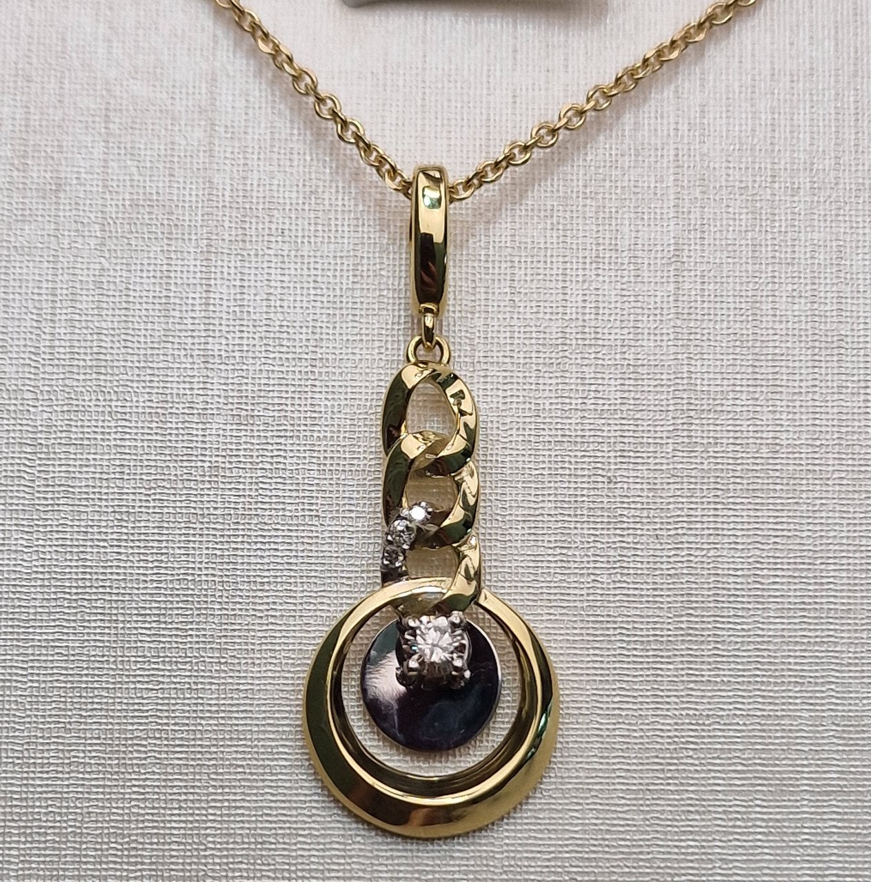 Колье Deimantas 102764957 50см 2гр 0,112ct. купить,NaN