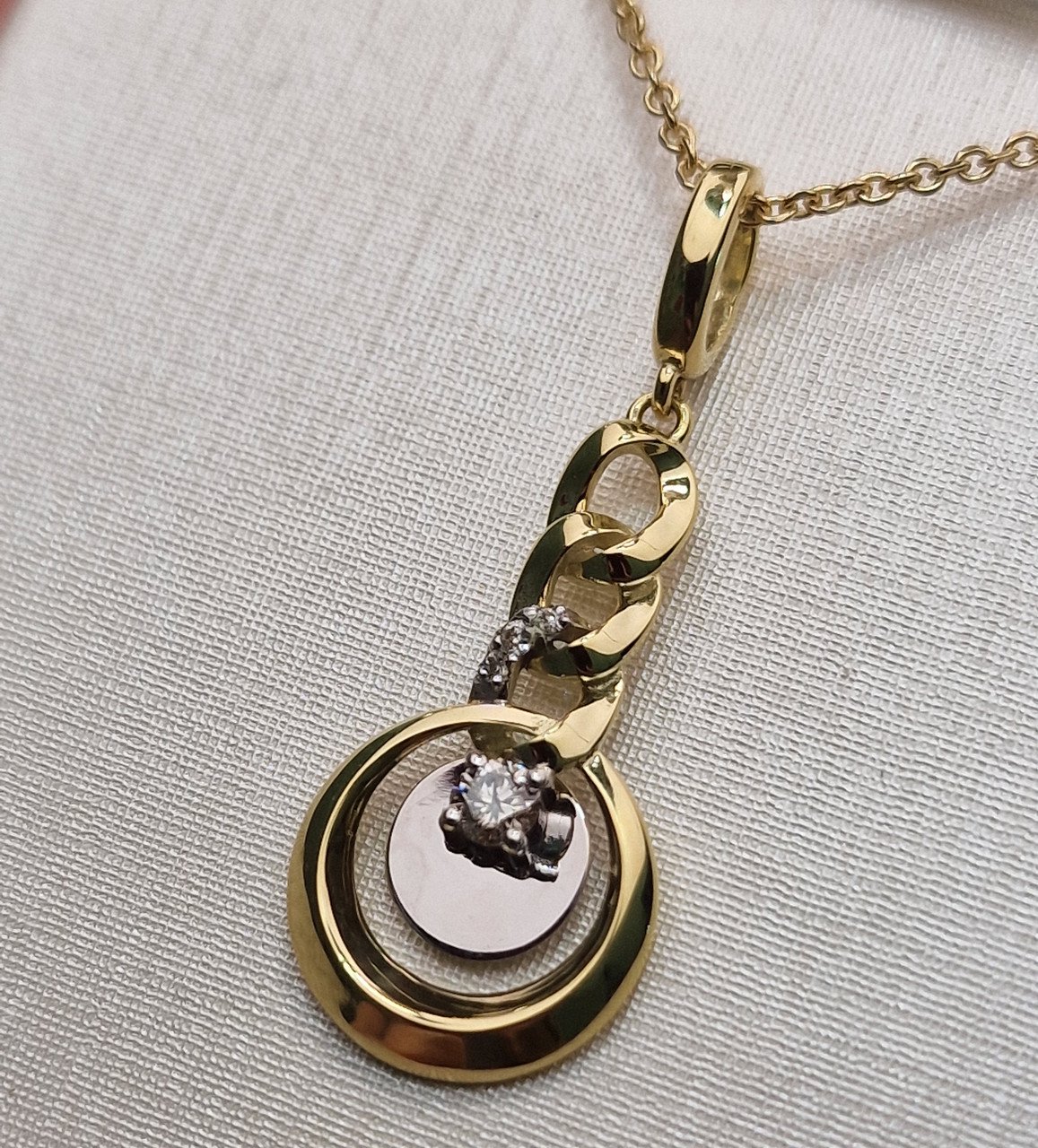 Колье Deimantas 102764957 50см 2гр 0,112ct. купить,NaN