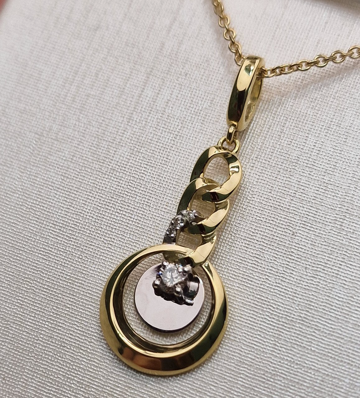 Колье Deimantas 102764957 50см 2гр 0,112ct. купить,NaN