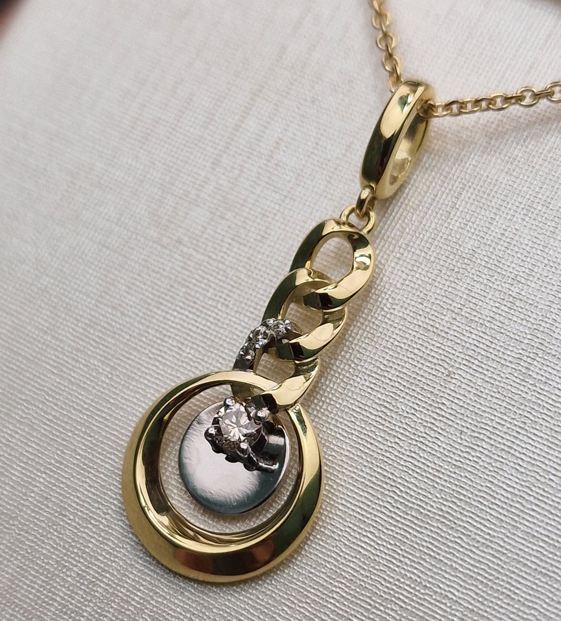 Колье Deimantas 102764957 50см 2гр 0,112ct. купить,NaN
