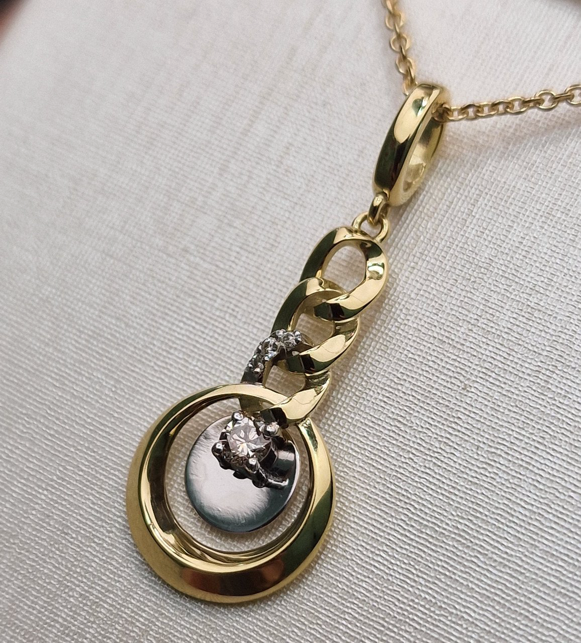 Колье Deimantas 102764957 50см 2гр 0,112ct. купить,NaN