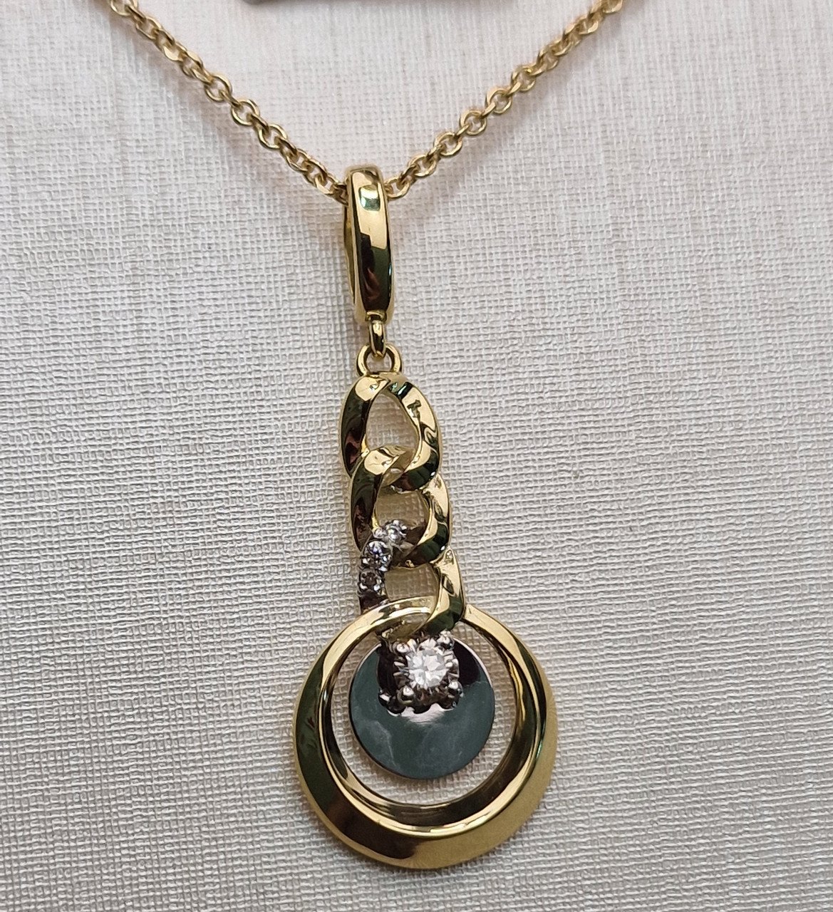Колье Deimantas 102764957 50см 2гр 0,112ct. купить,NaN