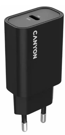 Сетевое зарядное устройство Canyon OnCharge 30CL, 30W Black купить,NaN