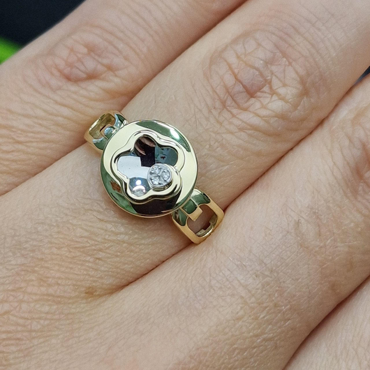 Кольцо Deimantas 102540646 18р 2,94гр 0,01ct. купить,NaN