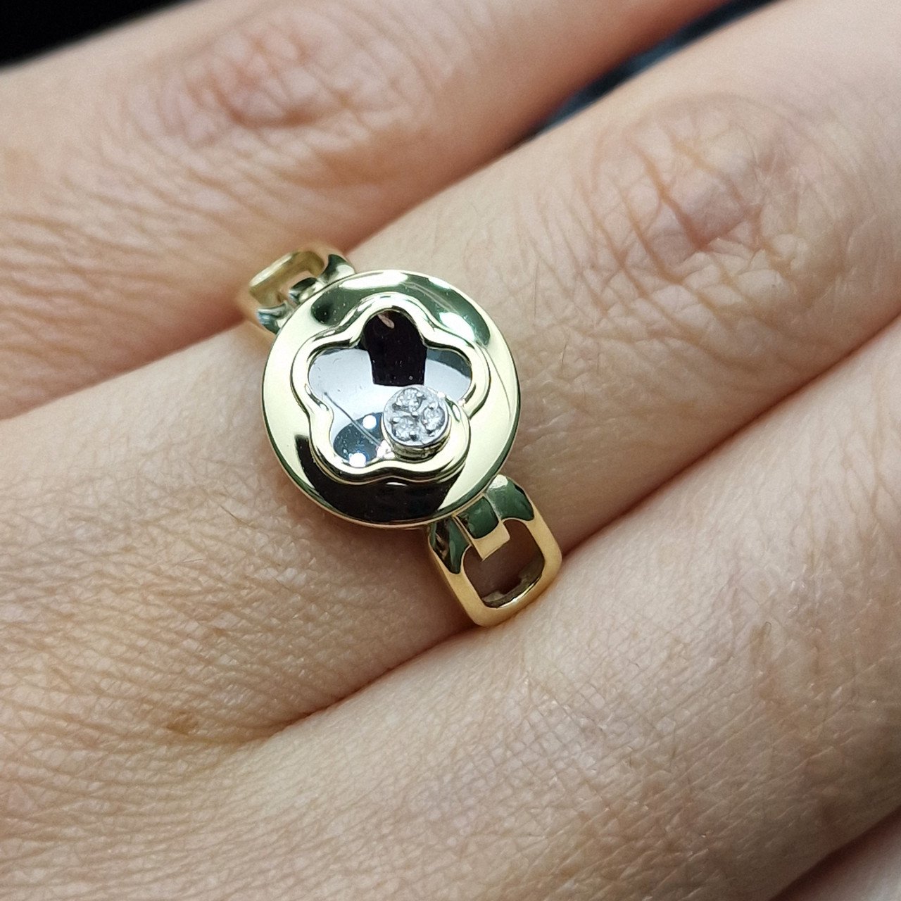 Кольцо Deimantas 102540646 18р 2,94гр 0,01ct. купить,NaN