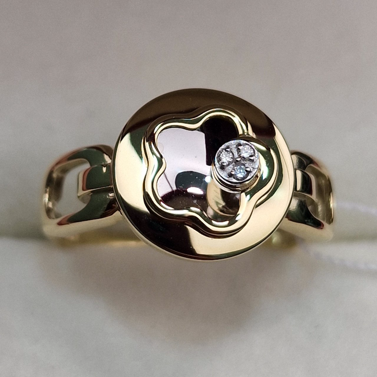 Кольцо Deimantas 102540646 18р 2,94гр 0,01ct. купить,NaN