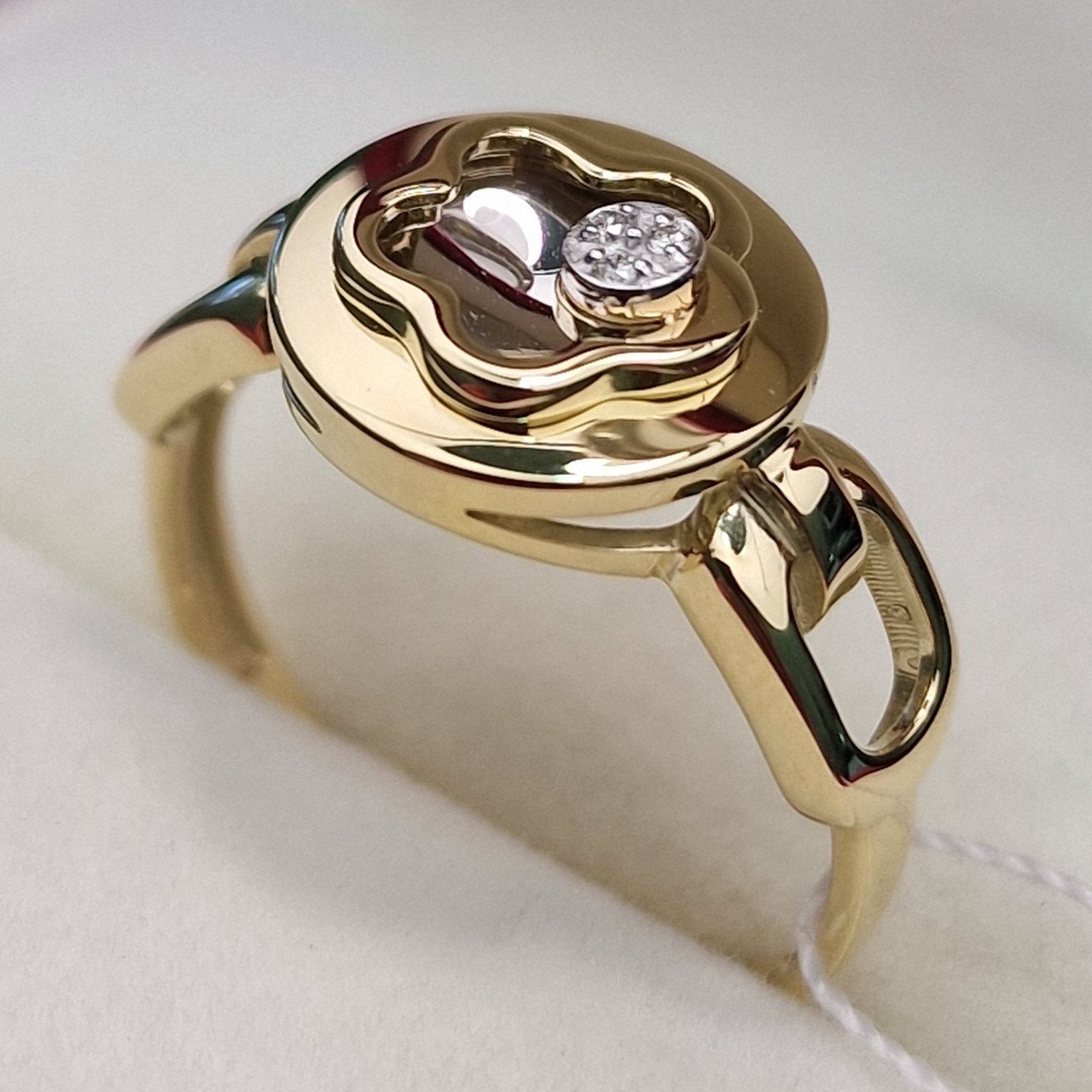 Кольцо Deimantas 102540646 18р 2,94гр 0,01ct. купить,NaN