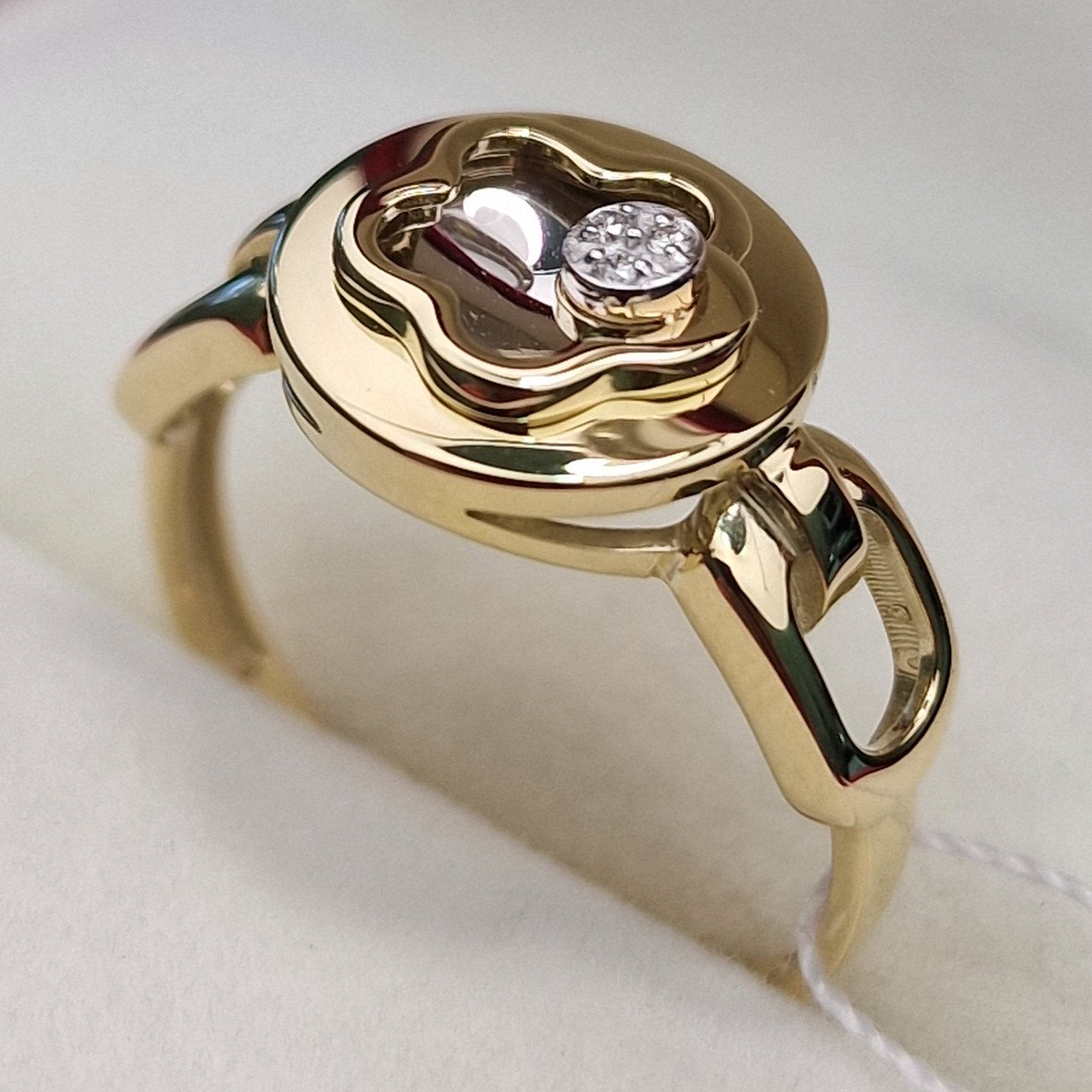 Кольцо Deimantas 102540646 18р 2,94гр 0,01ct. купить,NaN