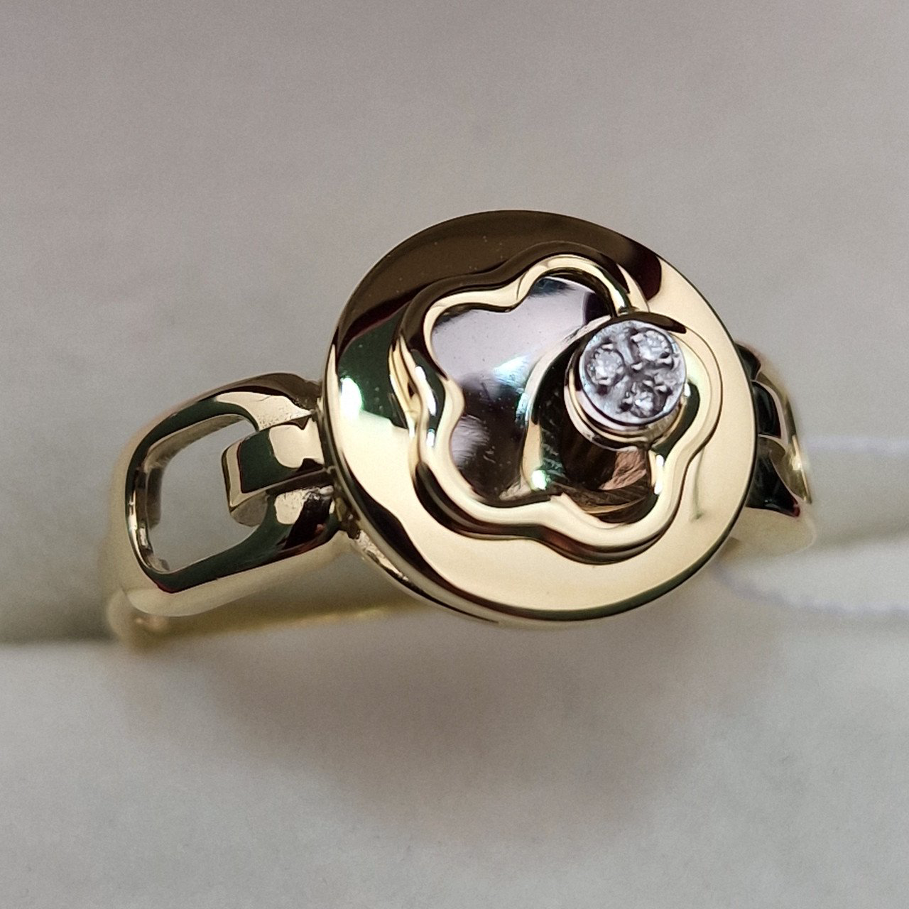 Кольцо Deimantas 102540646 18р 2,94гр 0,01ct. купить,NaN