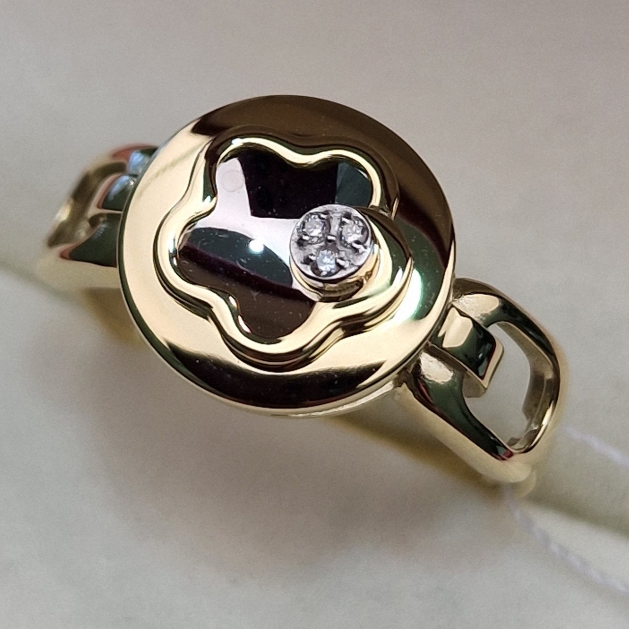 Кольцо Deimantas 102540646 18р 2,94гр 0,01ct. купить,NaN