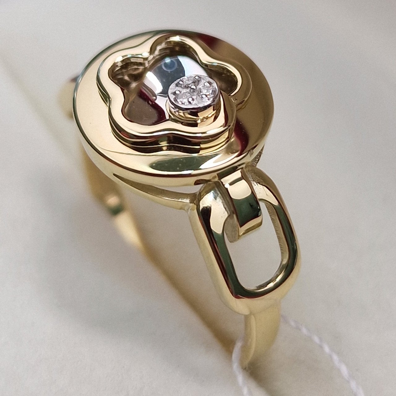 Кольцо Deimantas 102540646 18р 2,94гр 0,01ct. купить,NaN