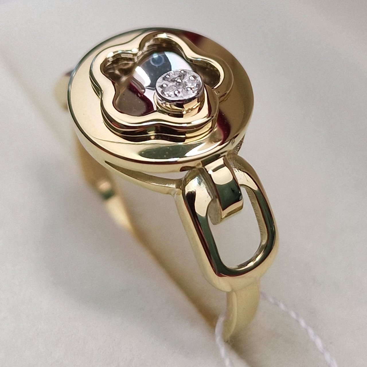 Кольцо Deimantas 102540646 18р 2,94гр 0,01ct. купить,NaN