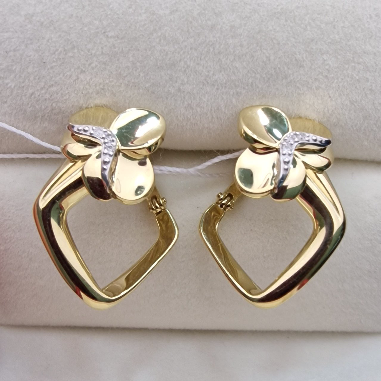 Серьги Deimantas 102540668 4,49гр 0,03ct. купить,NaN