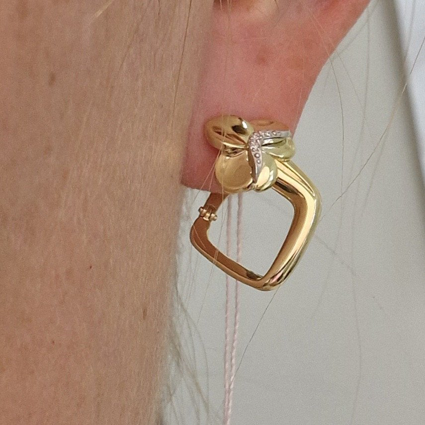 Серьги Deimantas 102540668 4,49гр 0,03ct. купить,NaN