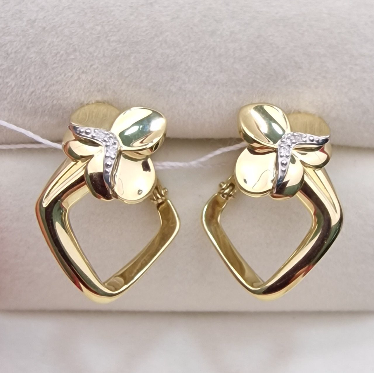 Серьги Deimantas 102540668 4,49гр 0,03ct. купить,NaN