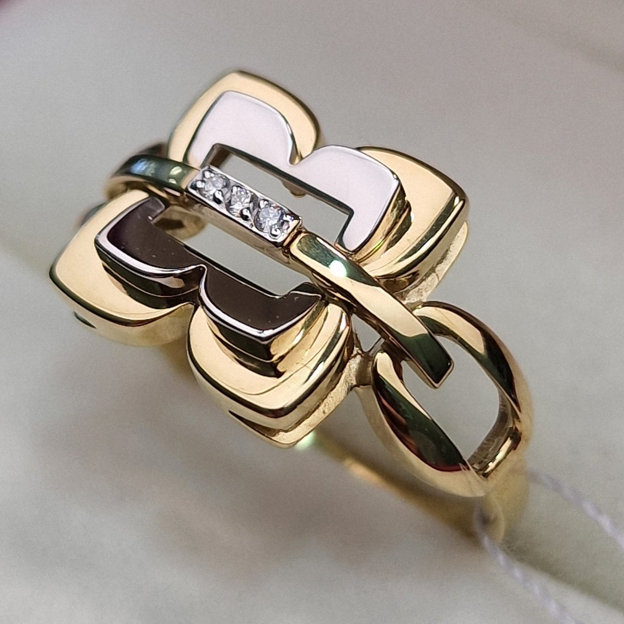 Кольцо Deimantas 102540655 18р 3,32гр 0,02ct. купить,NaN