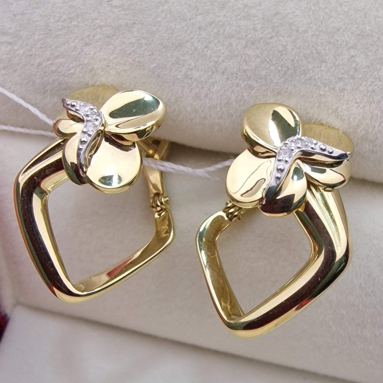 Серьги Deimantas 102540668 4,49гр 0,03ct. купить,NaN