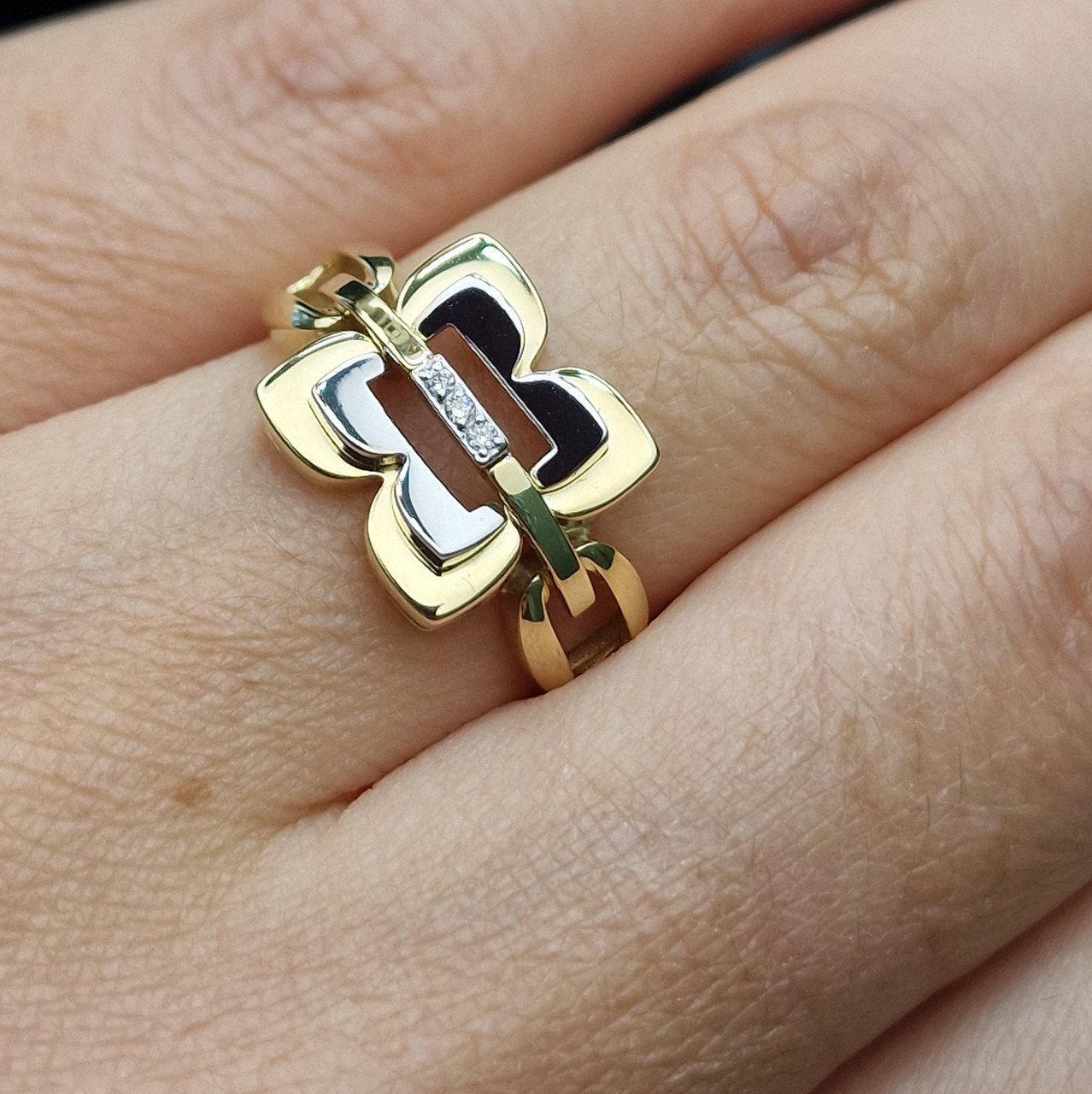 Кольцо Deimantas 102540655 18р 3,32гр 0,02ct. купить,NaN