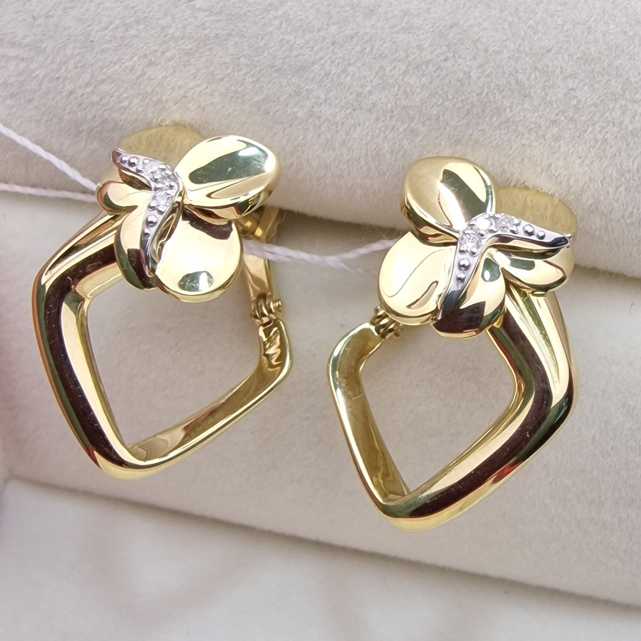 Серьги Deimantas 102540668 4,49гр 0,03ct. купить,NaN