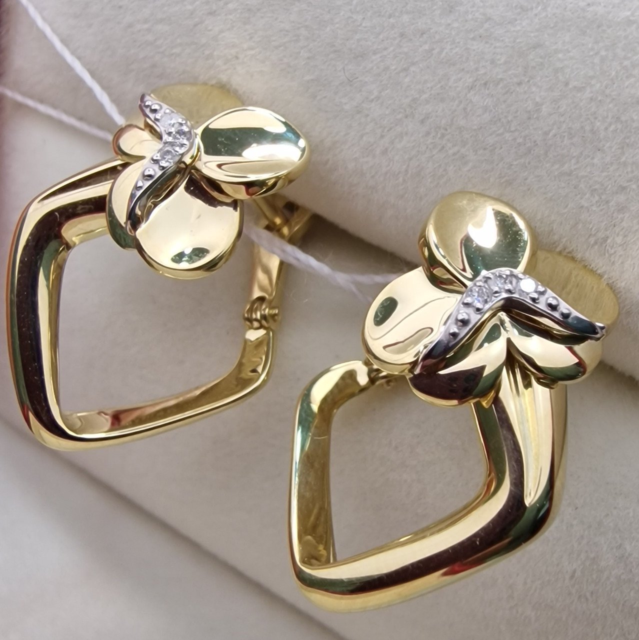 Серьги Deimantas 102540668 4,49гр 0,03ct. купить,NaN