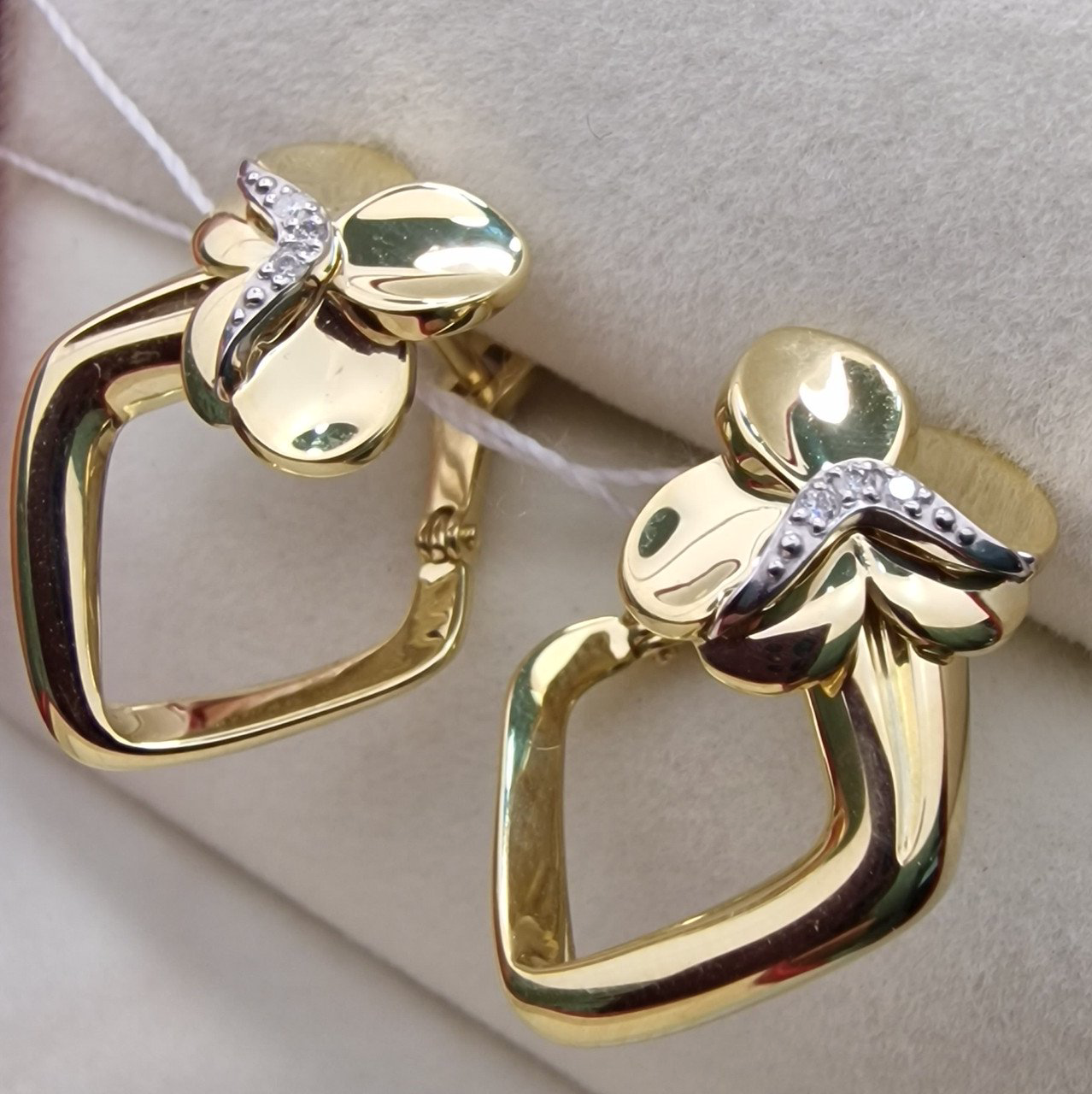 Серьги Deimantas 102540668 4,49гр 0,03ct. купить,NaN