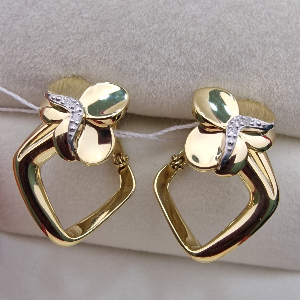 Серьги Deimantas 102540668 4,49гр 0,03ct. купить,NaN