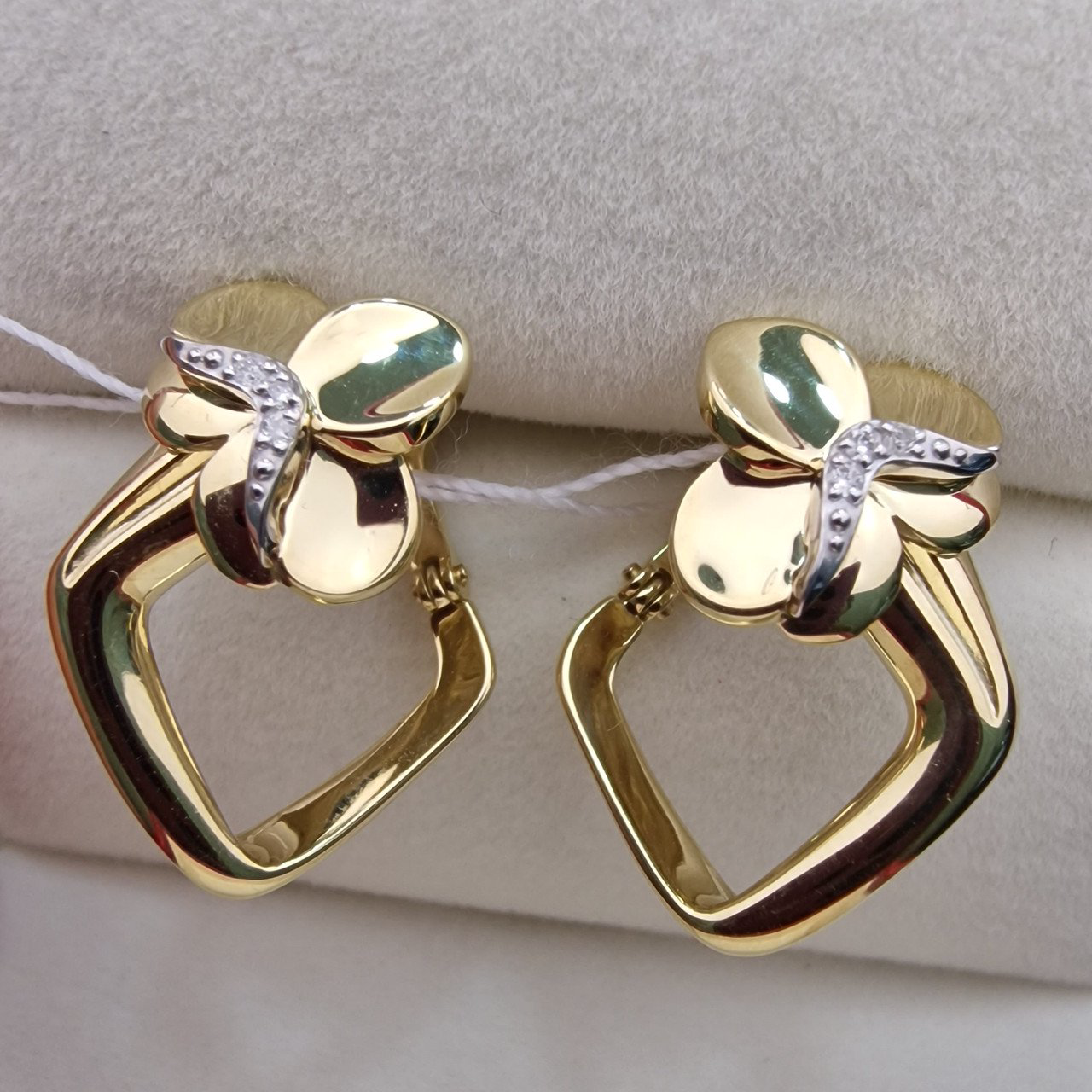 Серьги Deimantas 102540668 4,49гр 0,03ct. купить,NaN