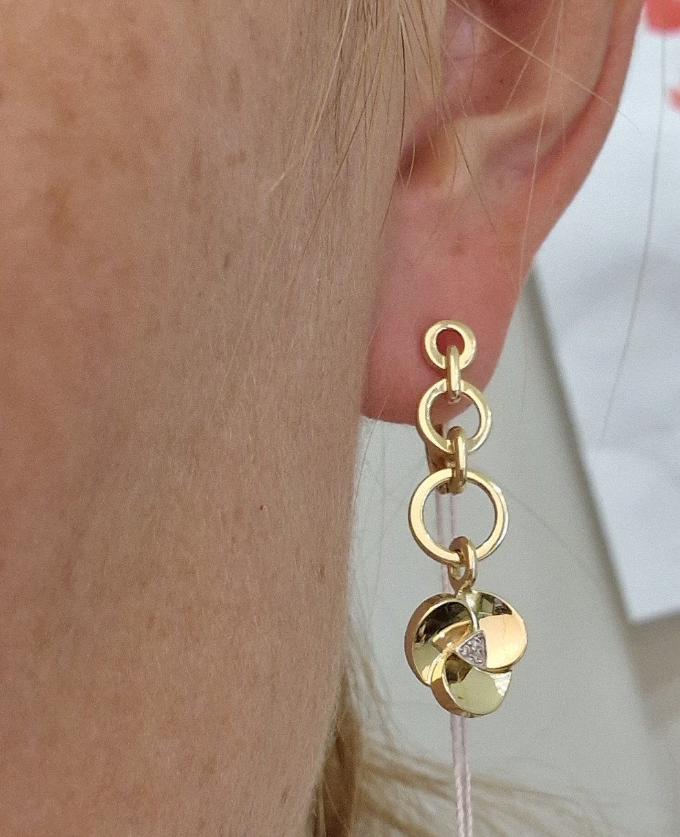 Серьги Deimantas 102540674 4,91гр 0,03ct. купить,NaN