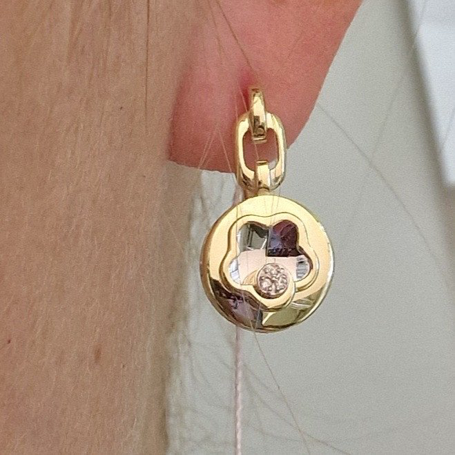 Серьги Deimantas 102540670 4,35гр 0,03ct. купить,NaN