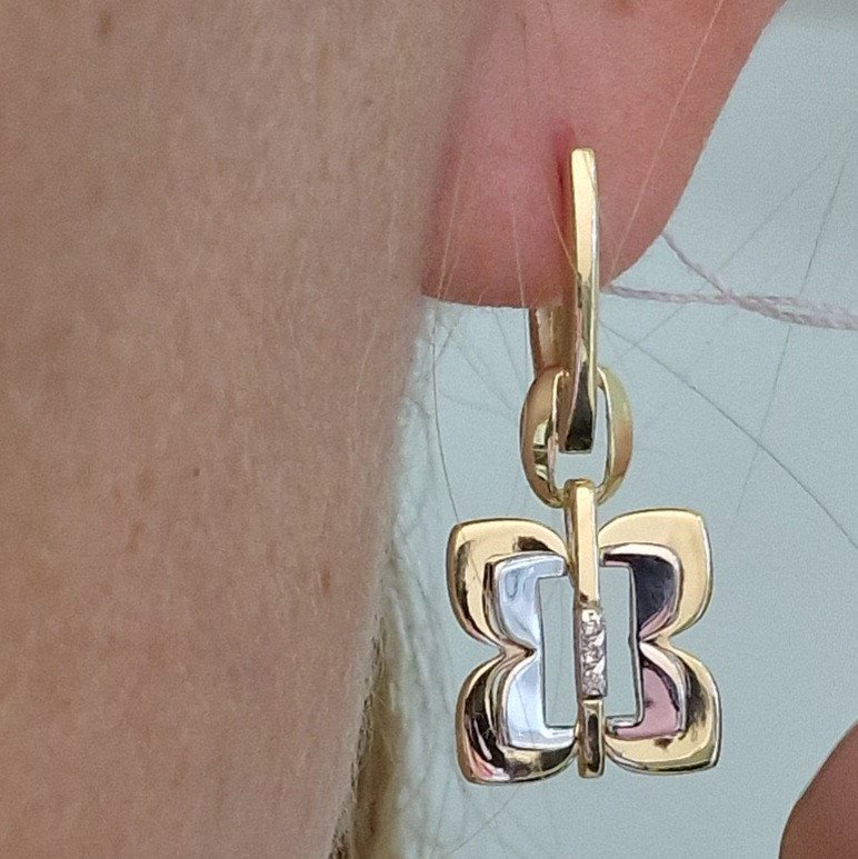 Серьги Deimantas 102540676 5,28гр 0,03ct. купить,NaN