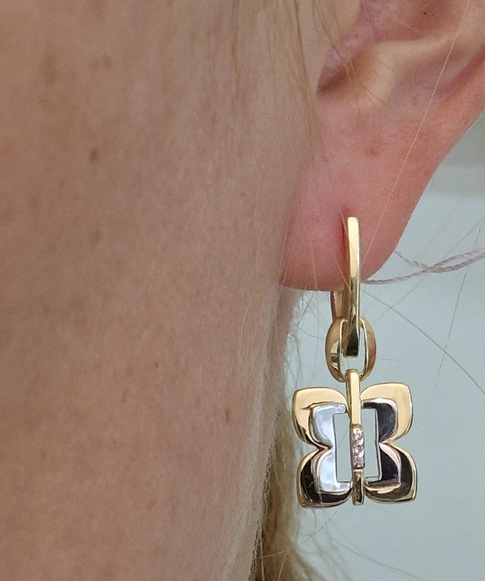 Серьги Deimantas 102540676 5,28гр 0,03ct. купить,NaN