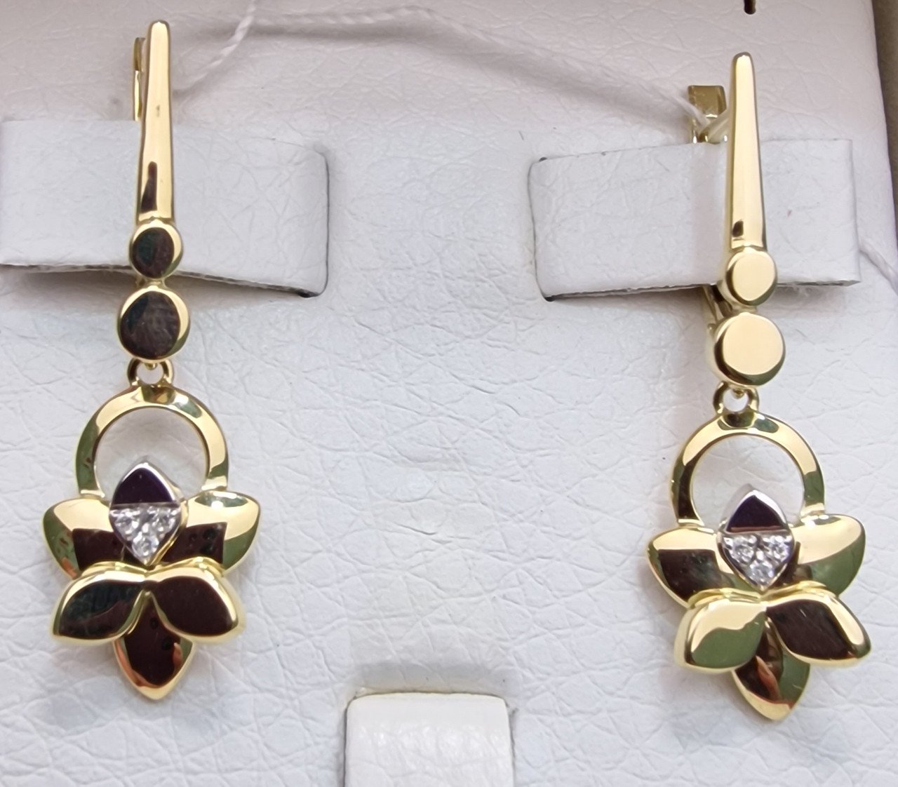 Серьги Deimantas 102540683 4,05гр 0,03ct. купить,NaN