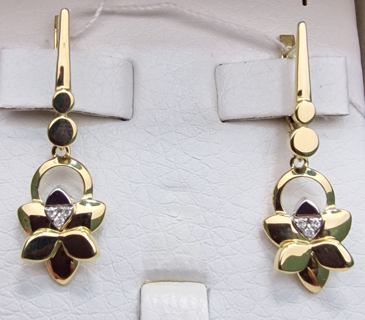 Серьги Deimantas 102540683 4,05гр 0,03ct. купить,NaN