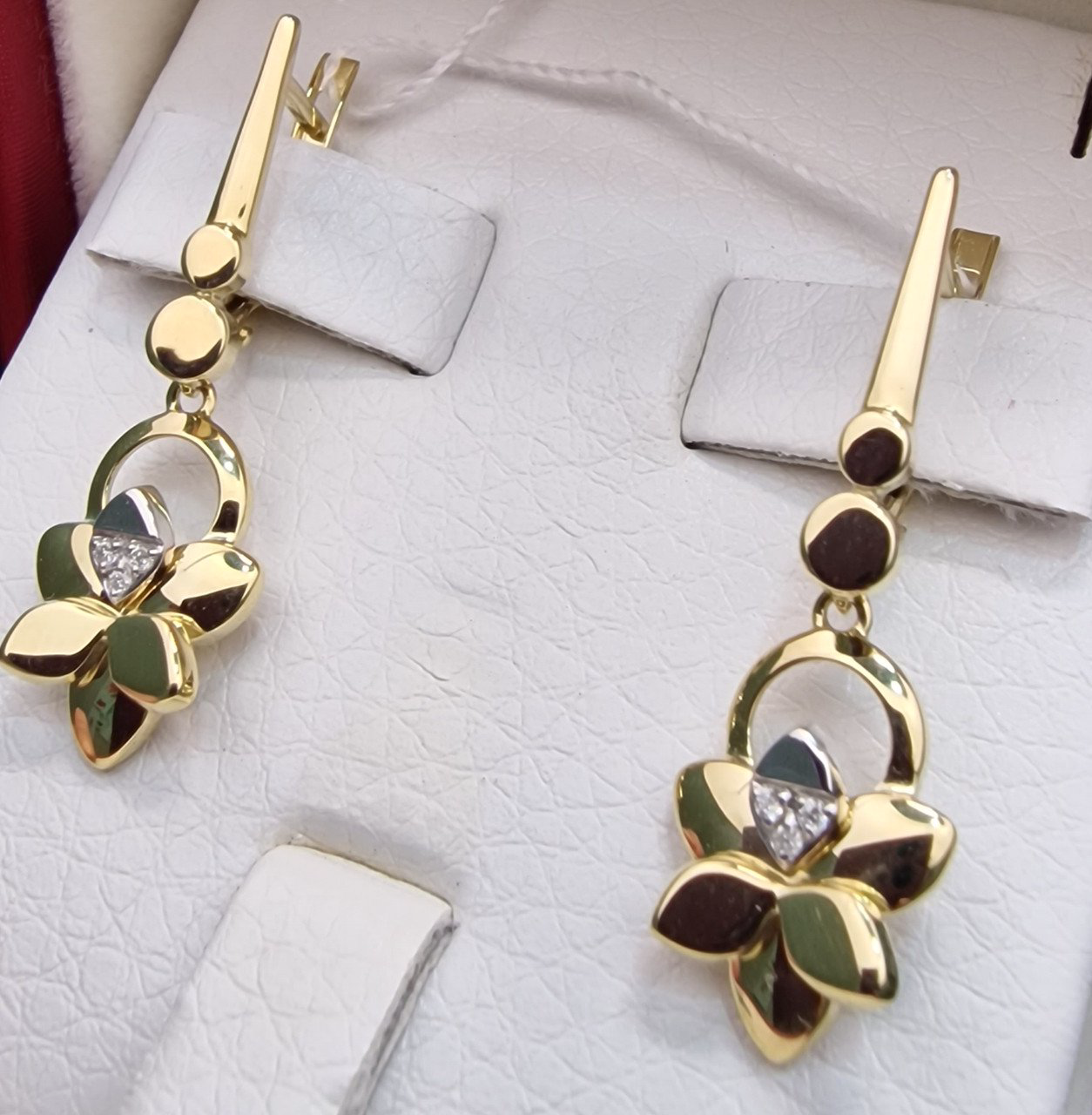 Серьги Deimantas 102540683 4,05гр 0,03ct. купить,NaN