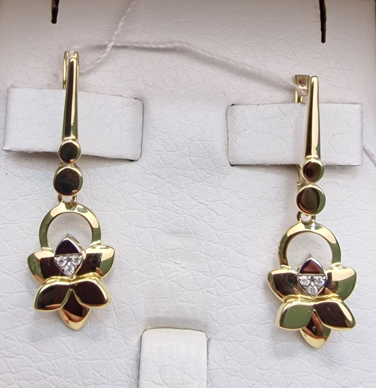 Серьги Deimantas 102540683 4,05гр 0,03ct. купить,NaN