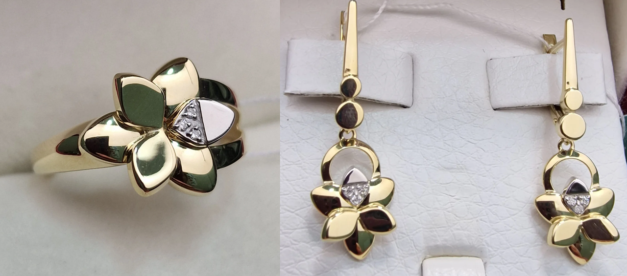 Комплект Deimantas 102545259 0,01ct 0,03ct. купить,NaN