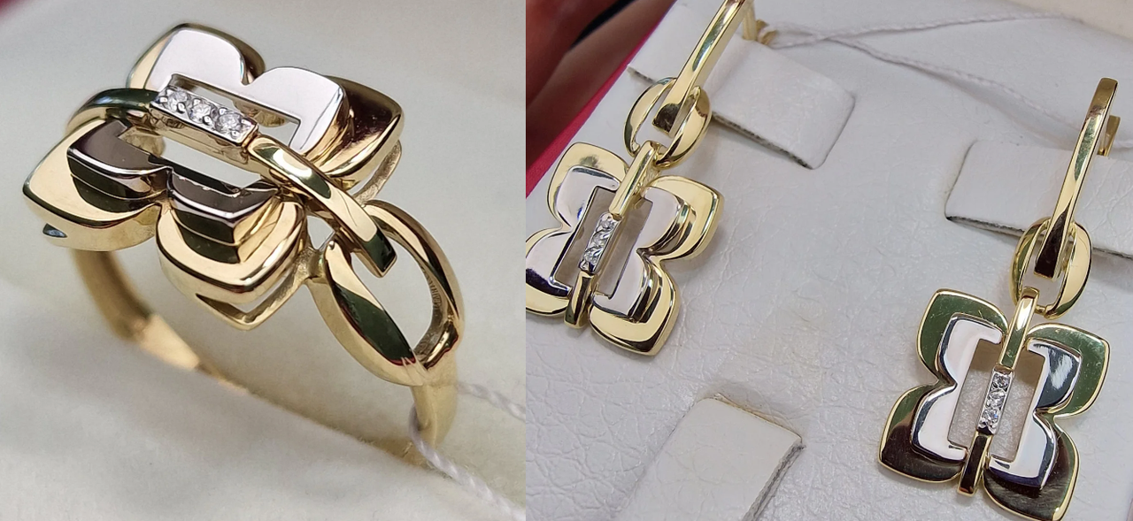 Комплект Deimantas 102545260 0,02ct 0,03ct. купить,NaN