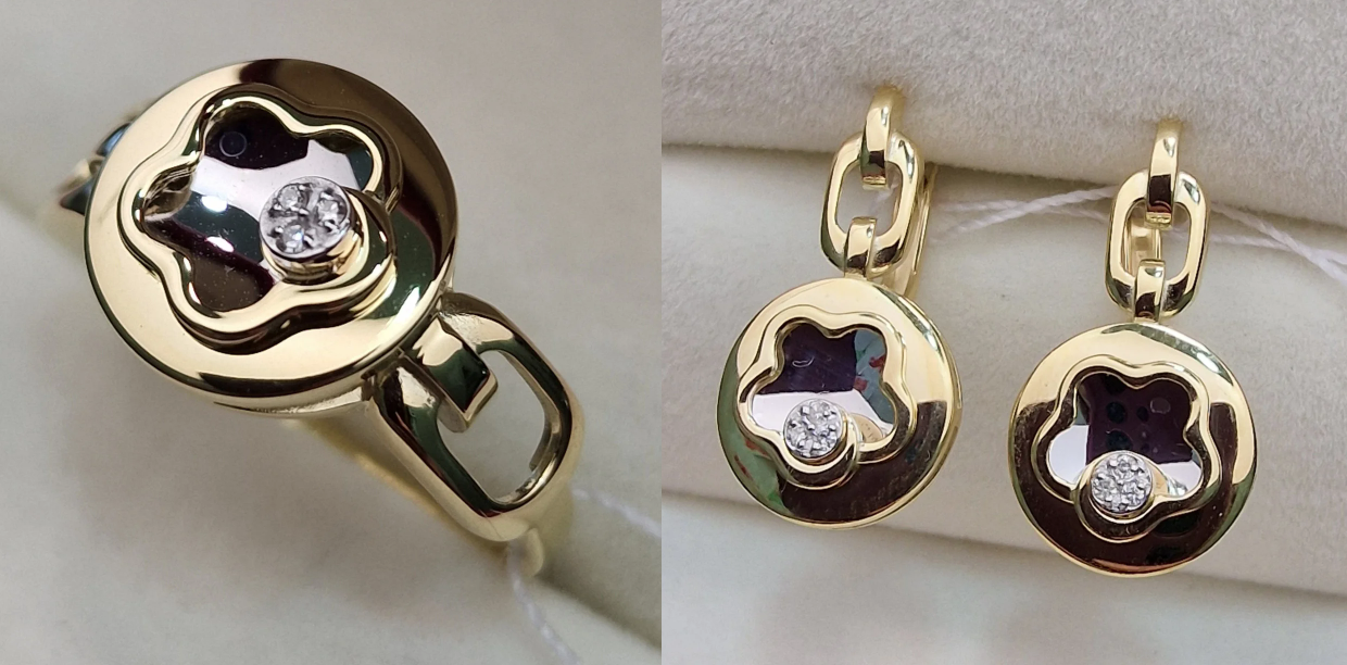 Комплект Deimantas 102545273 0,01ct 0,03ct. купить,NaN