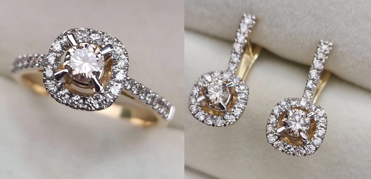 Комплект Deimantas 102545282 0,68ct 1,05ct. купить,NaN