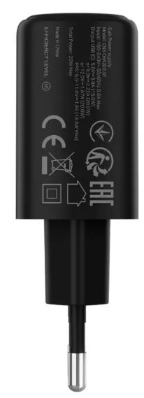 Сетевое зарядное устройство Canyon OnCharge 200, 20W Black