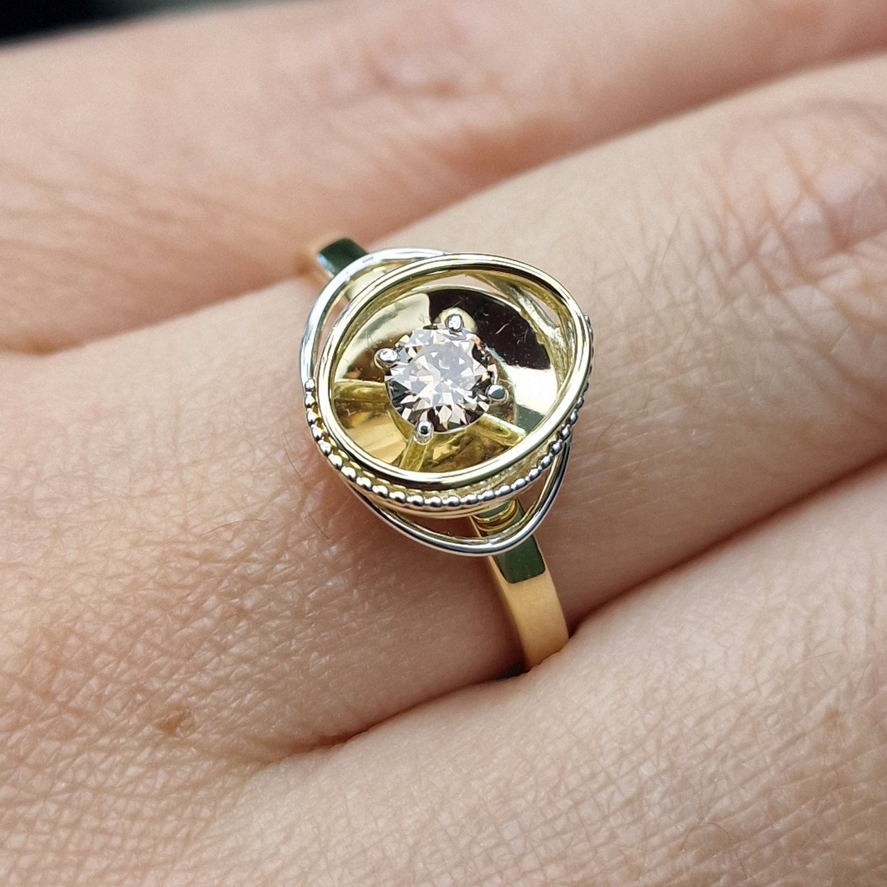 Кольцо Deimantas 102748209 18р 2,87гр 0,26ct. купить,NaN