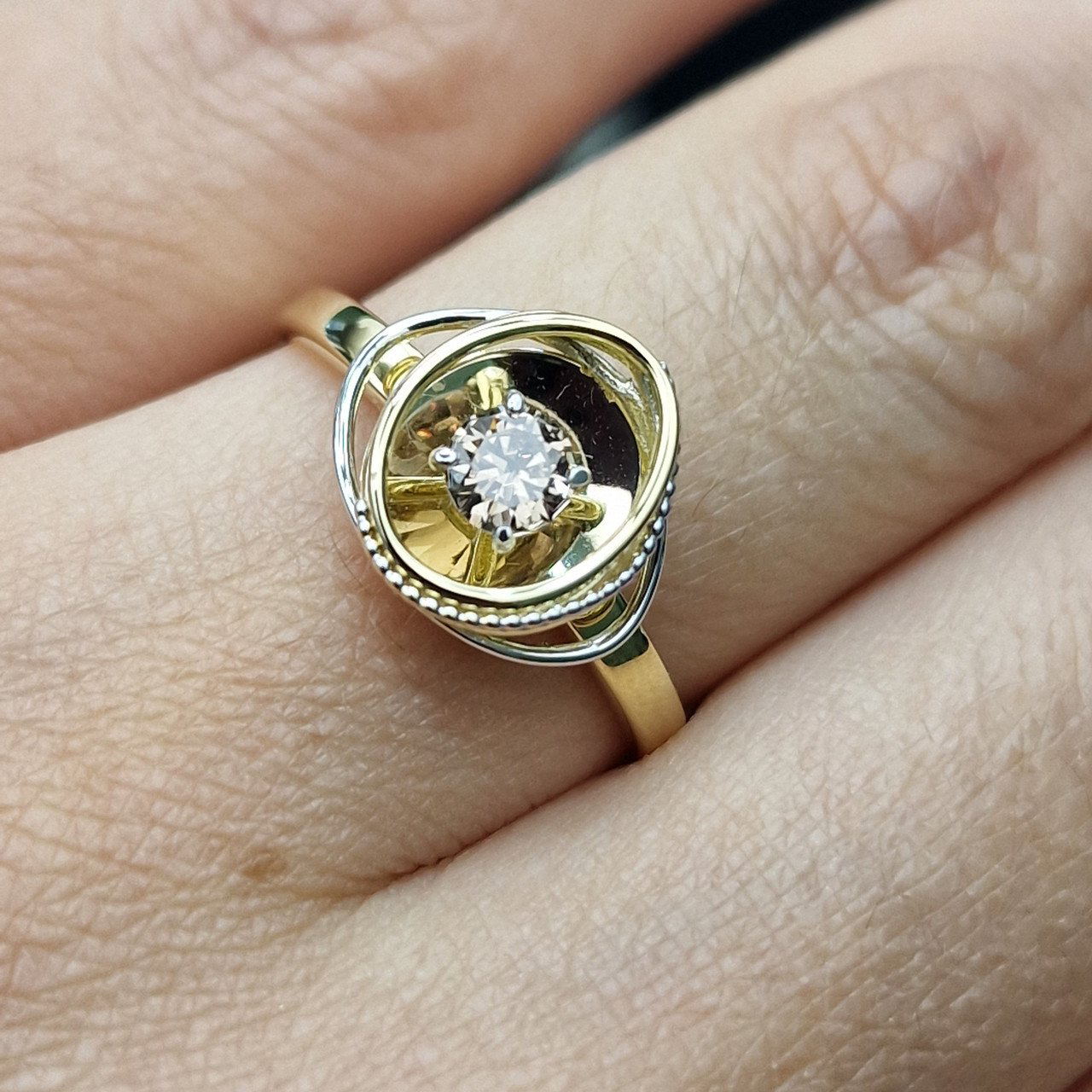 Кольцо Deimantas 102748209 18р 2,87гр 0,26ct. купить,NaN