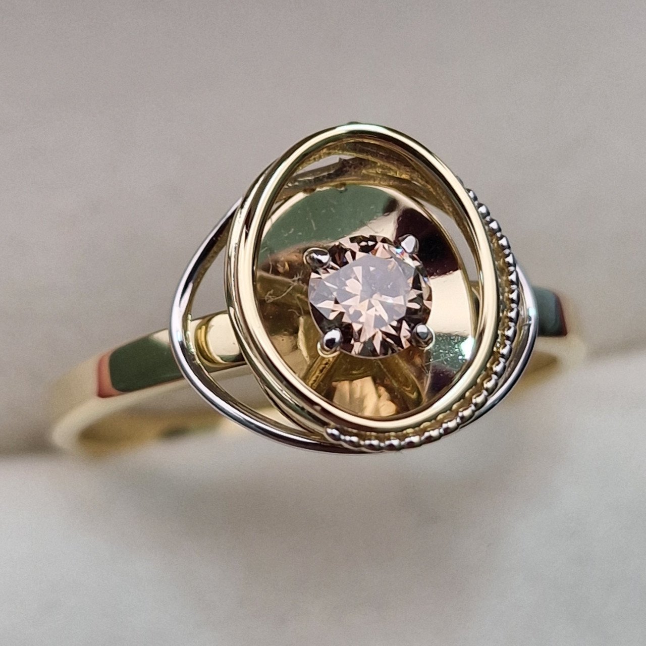 Кольцо Deimantas 102748209 18р 2,87гр 0,26ct. купить,NaN