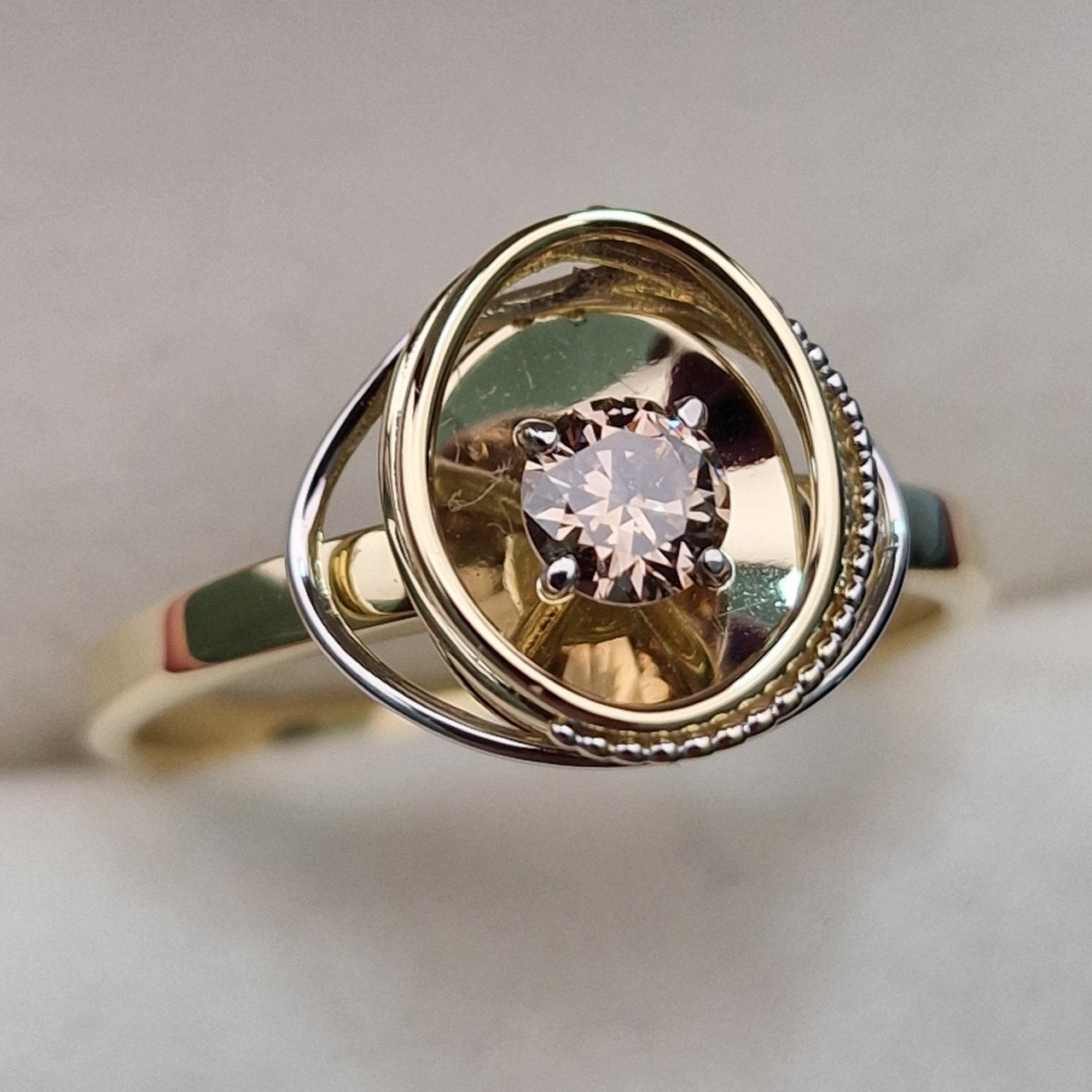 Кольцо Deimantas 102748209 18р 2,87гр 0,26ct. купить,NaN