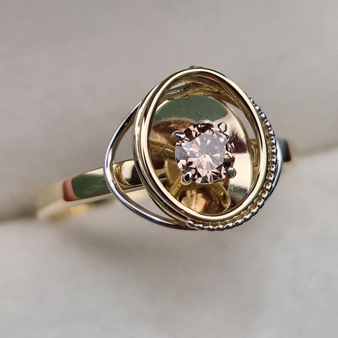 Кольцо Deimantas 102748209 18р 2,87гр 0,26ct. купить,NaN