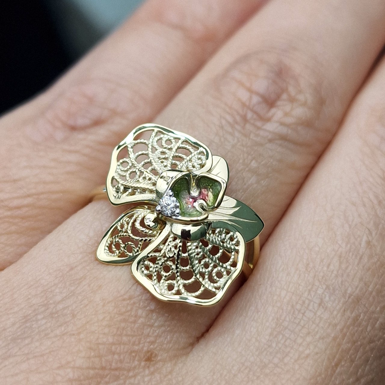 Кольцо Deimantas 102748215 18р 2,66гр 0,037ct. купить,NaN