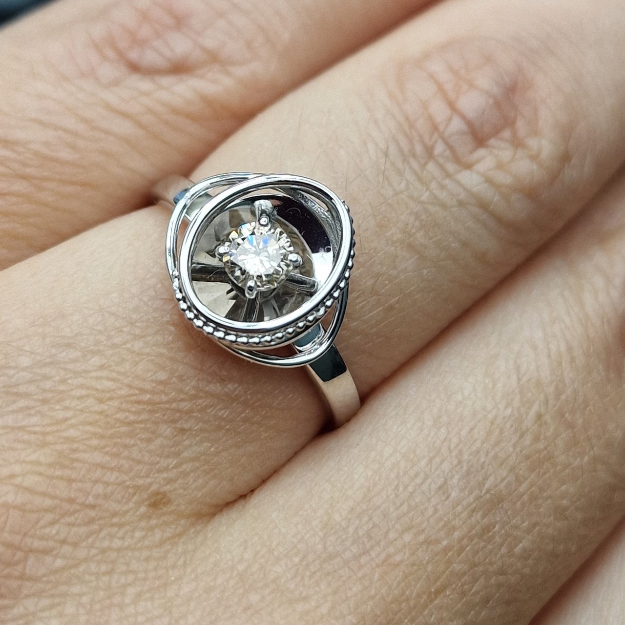 Кольцо Deimantas 102748224 17р 2,71гр 0,26ct. купить,NaN