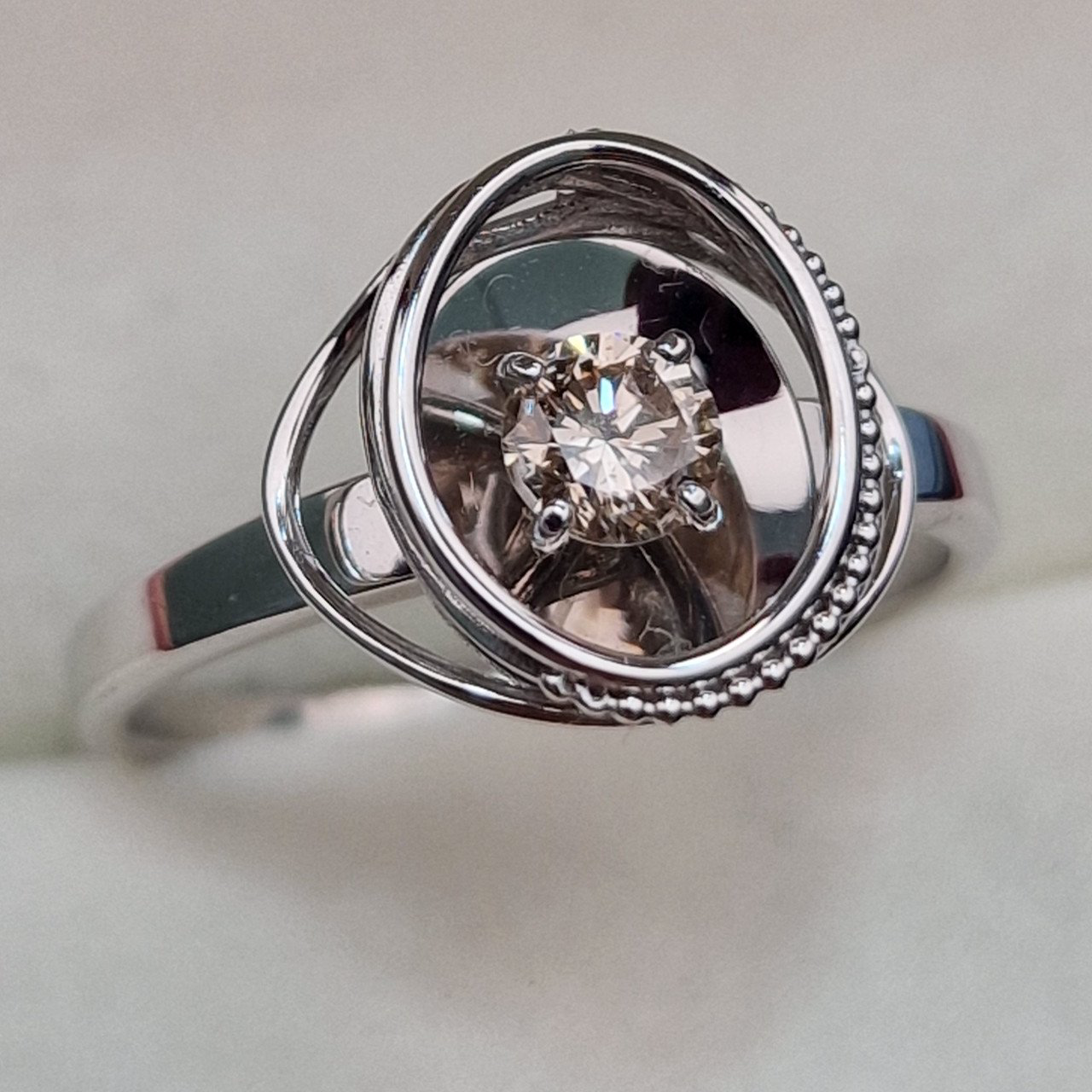 Кольцо Deimantas 102748224 17р 2,71гр 0,26ct. купить,NaN