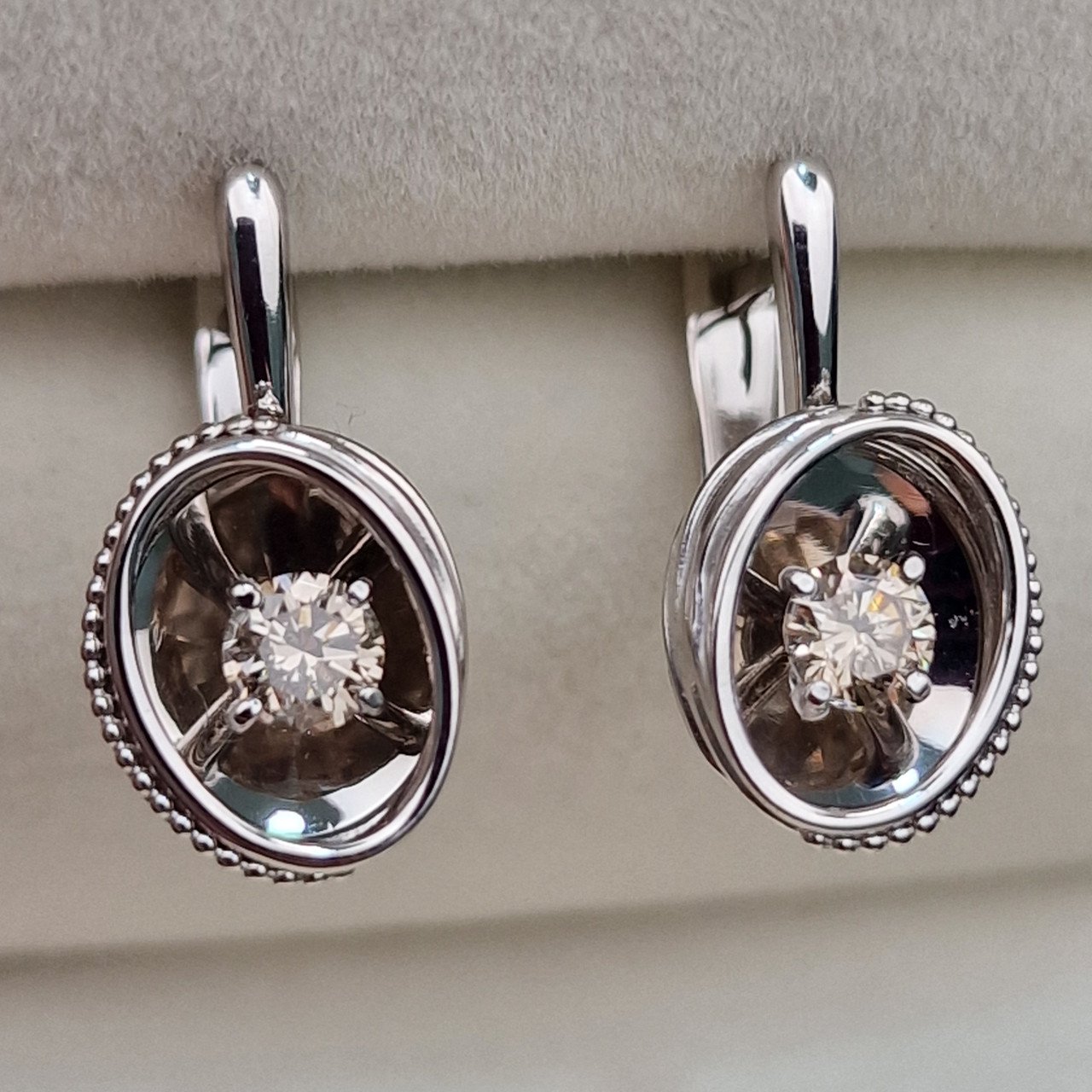 Серьги Deimantas 102748260 3,4гр 0,42ct. купить,NaN